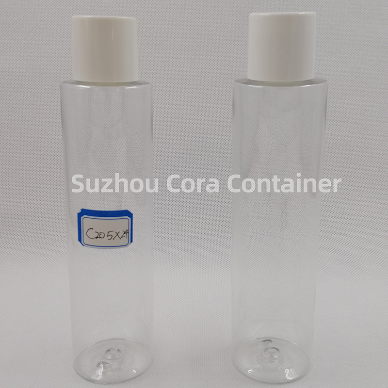 205ml Hals-Größe 24mm Pet Plastic Kosmetik Flasche mit Schraubverschluss