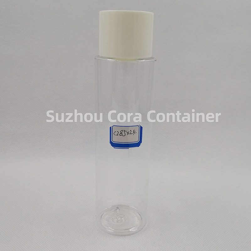 285ml Hals-Größe 24mm Pet Plastic Kosmetik Flasche mit Schraubverschluss